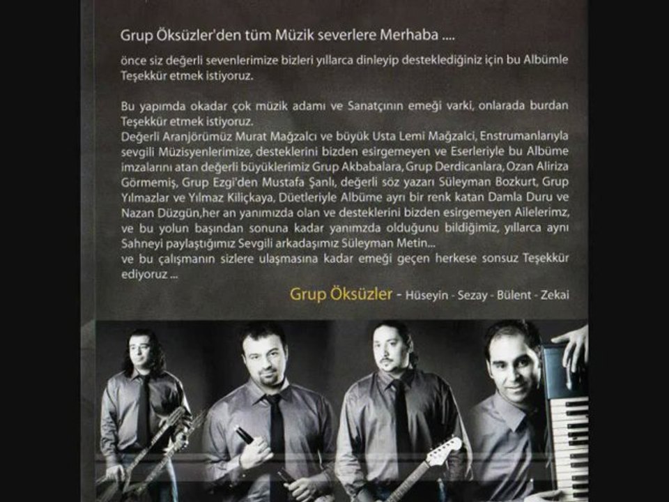 Durma Gel (Uzun Hava) GRUP ÖKSÜZLER