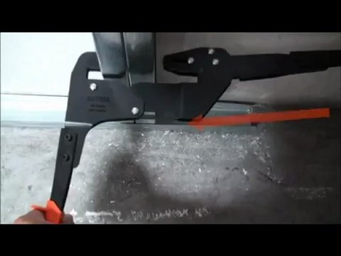 Pince à sertir pour rails et montants 70mm : DUO PROFIL EDMA