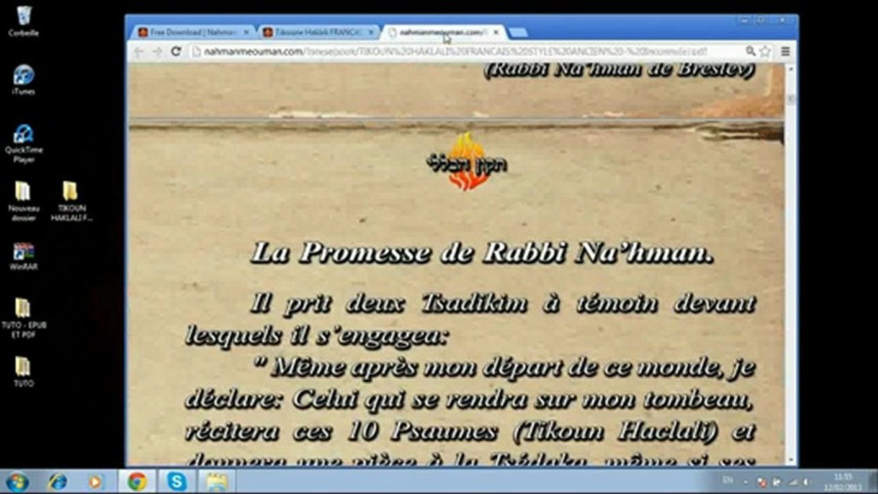 TUTO  NAHMANMEOUMAN.COM  TIKOUN HAKLALI  E-BOOK