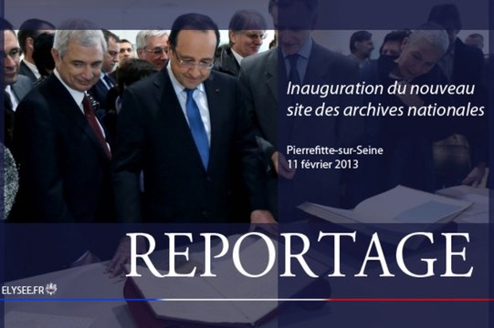 Inauguration du nouveau bâtiment des Archives Nationales