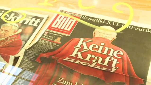 Sadness and enthusiasm in pope's German hometown