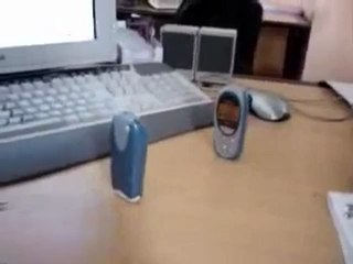 Combat de téléphones portables