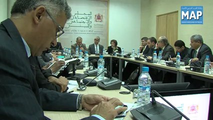 لقاء شكيب بنموسى مع وفد الصحفيين العرب