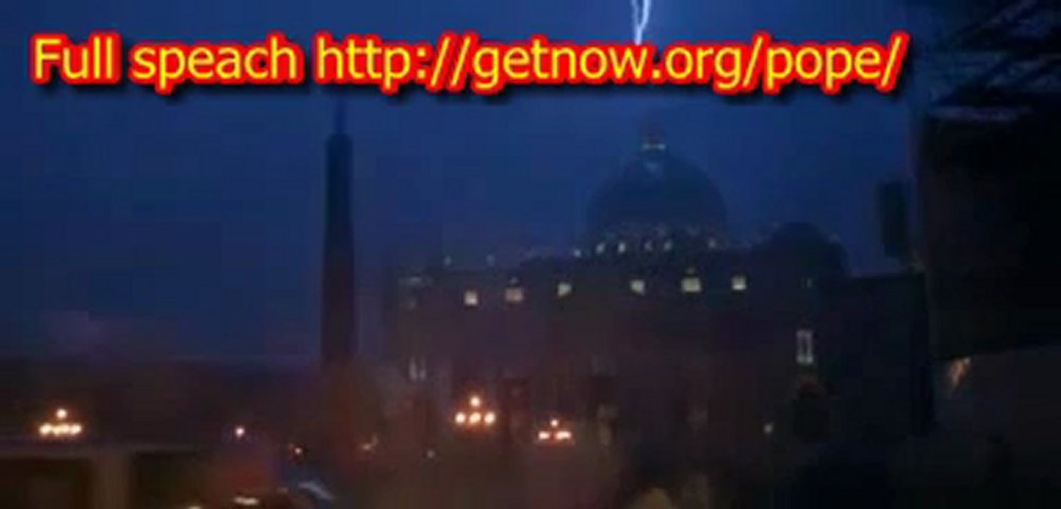 @Pope resign full video