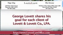 George Lovett Tells What His Goals Are For Each Client - Lovett & Lovett Co., LPA