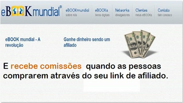 Programa de afiliados ganhe dinheiro na internet