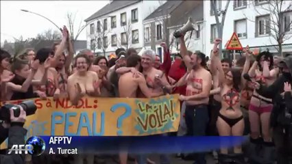 ND-des-Landes: manifestation dénudée d'anti-aéroport