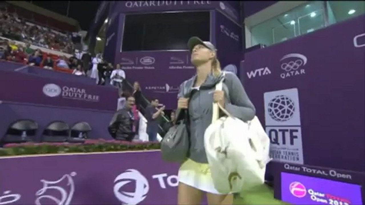 Sharapova batte Garcia - Doha, 2° turno