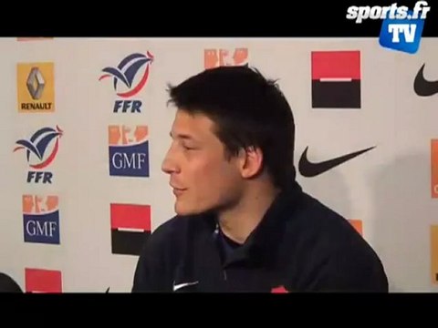 Lionel Faure, François Trinh-Duc et Imanol Harinordoquy sur sports.fr avant Angleterre-France