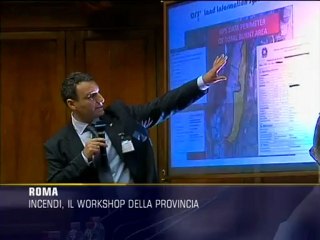 Incendi, il workshop della Provincia di Roma
