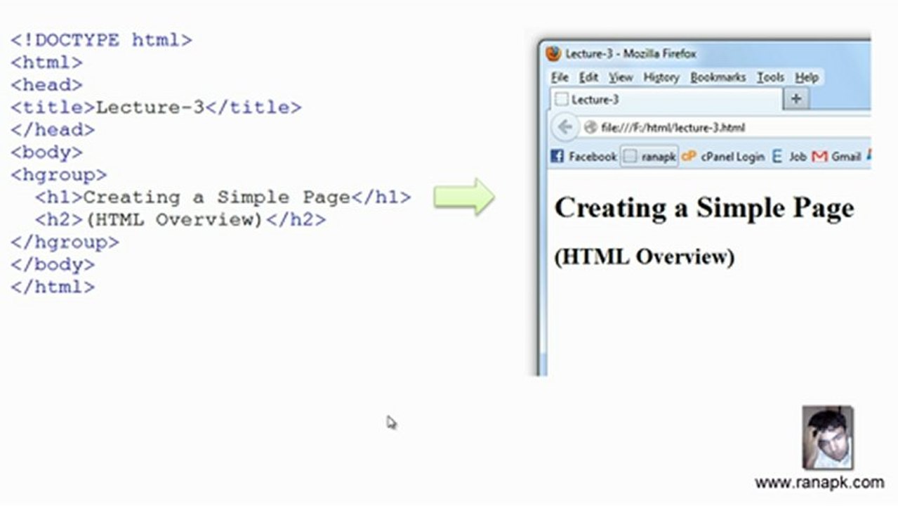 learn html in Urdu lecture-3 - video Dailymotion