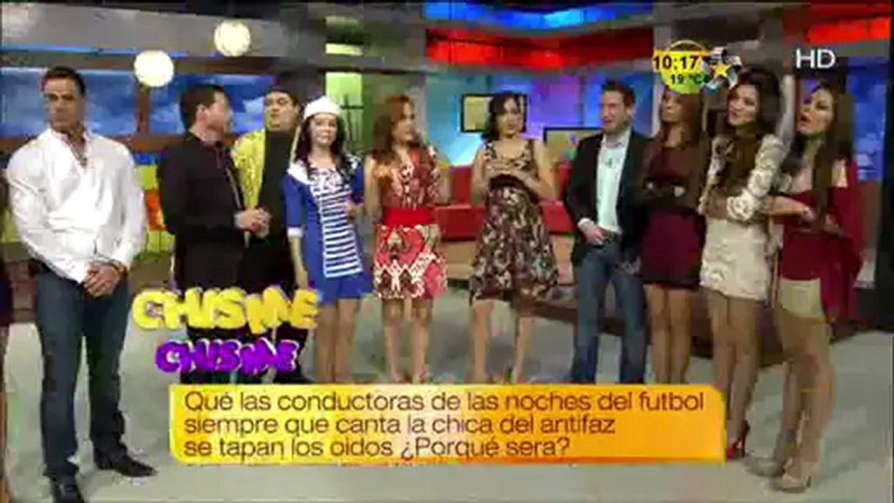 Chisme  de las chicas de las Noches del fútbol