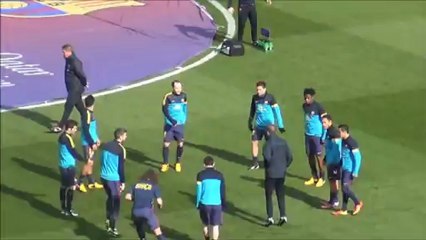 Μπαρτσελόνα-Χετάφε-προθέρμανση (2)