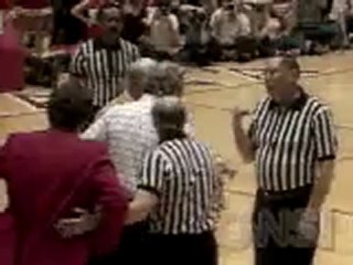 Bobby Knight Throws a Chair