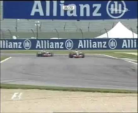 Fernando Alonso vs Lewis Hamilton - GP Estados Unidos 2007