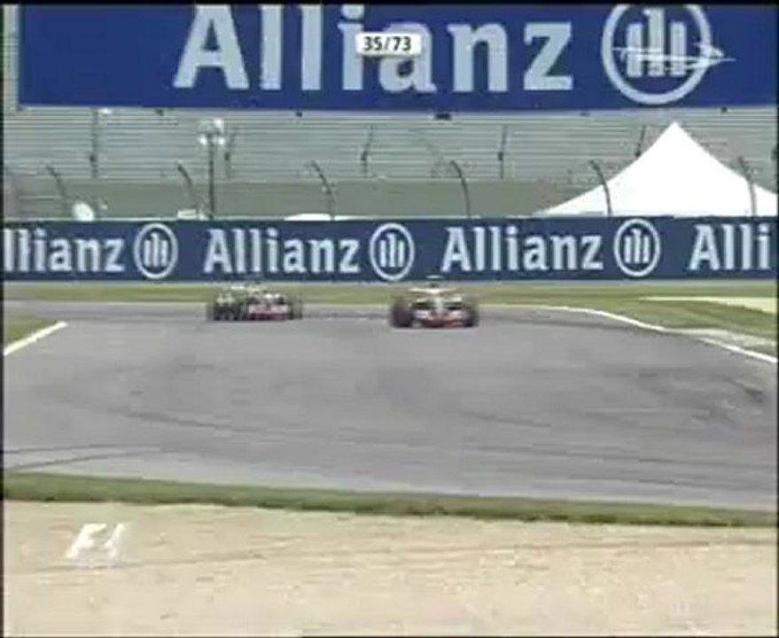 Fernando Alonso vs Lewis Hamilton - GP Estados Unidos 2007