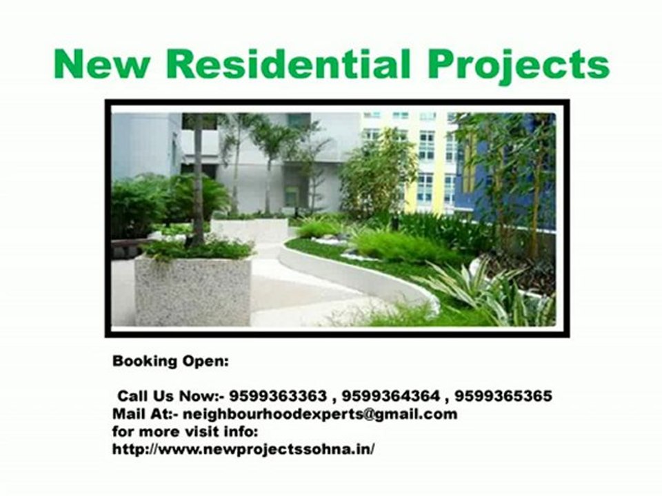 New Projects Sohna Gurgaon @ 9599363363