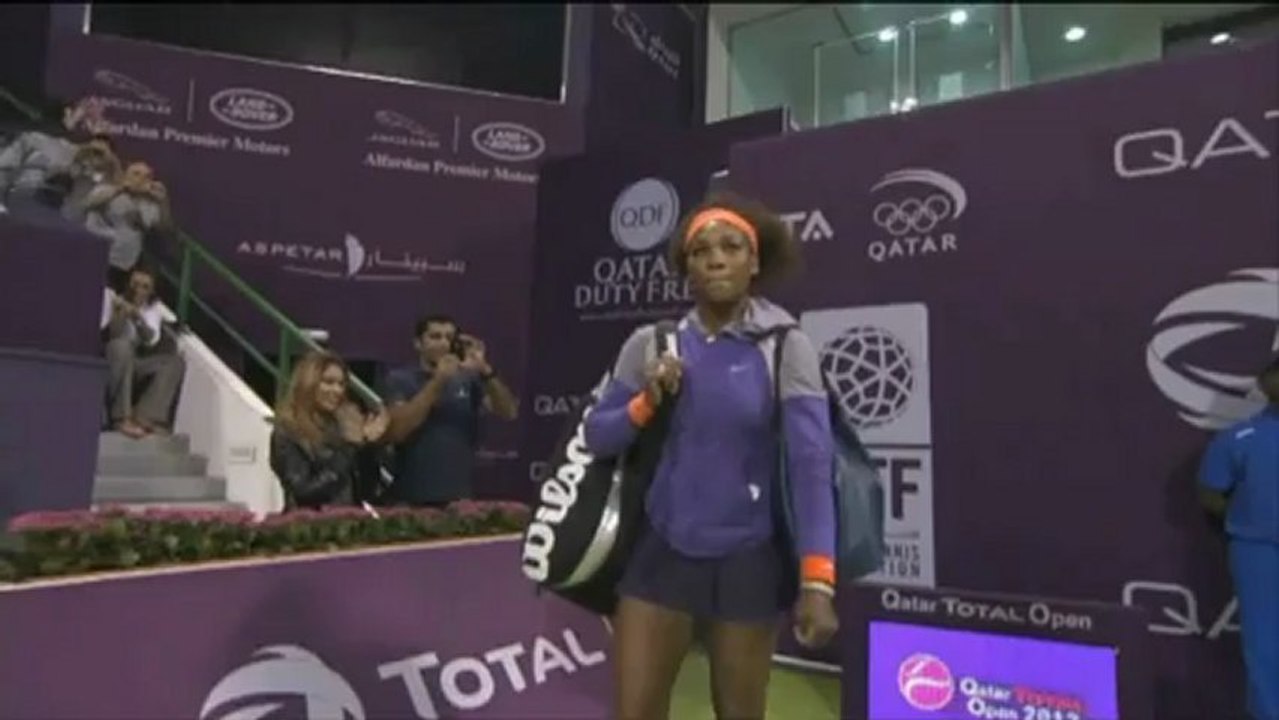 Doha: serena macht kurzen prozess mit gavrilova