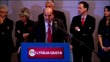 Bersani - Promettono ponti sullo Stretto (12.02.13)