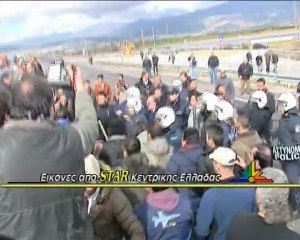 Άγριο ξύλο στην Ανθήλη ανάμεσα σε αγρότες και αστυνομικούς