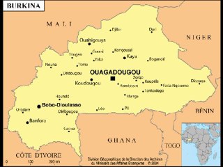 montage sur le Burkina-Faso