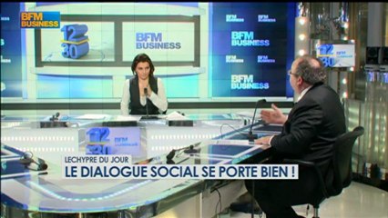 Lechypre : Le dialogue social se porte t'il bien ? - 13 février - BFM Business