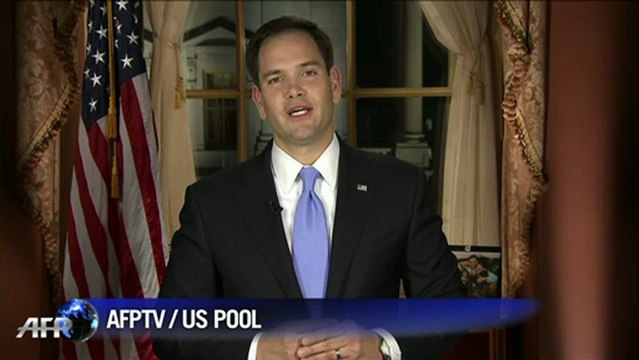 Rubio answers Obama, in Spanish and English