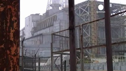 Se derrumba parte del sarcófago de Chernóbil