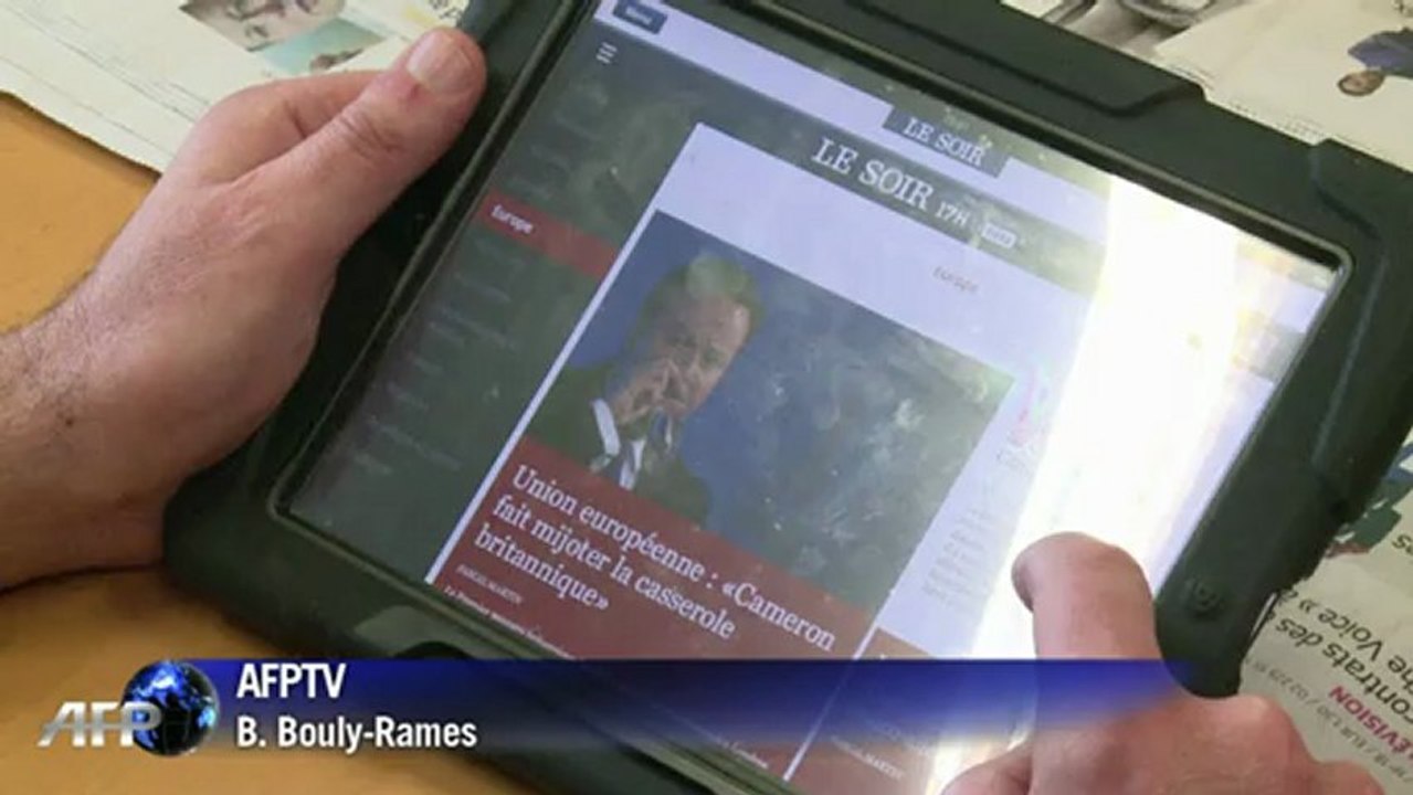 Le journal belge Le Soir, pionnier du numérique payant