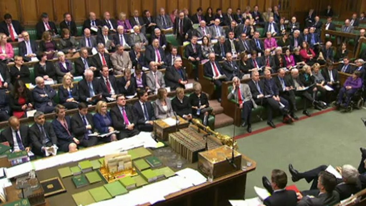Horsing aroundl! MPs' horsemeat jokes at PMQs