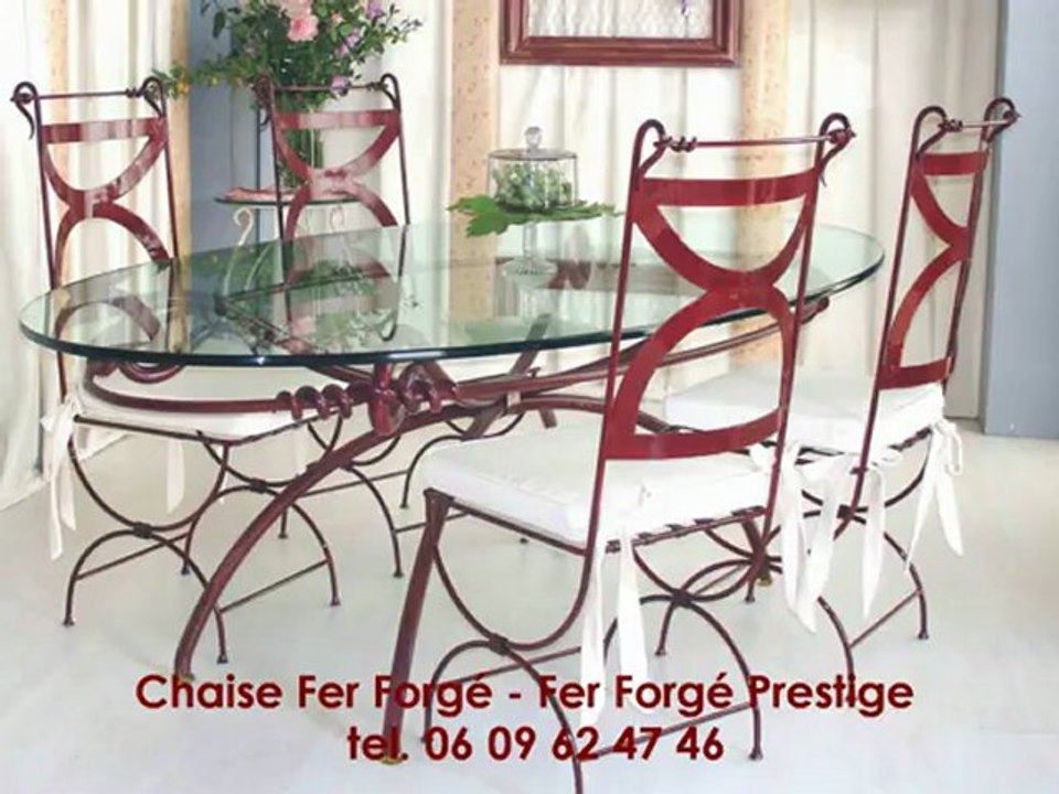 chaise fer forgé. Fer Forgé Prestige tel 06 09 62 47 46 - Commandez votre chaise en fer forgé.
