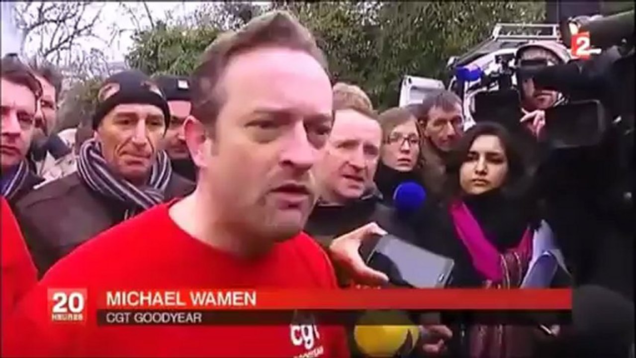 Manifestation des Goodyear, avec la CGT Ford