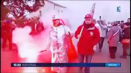 Manifestation des Goodyear, avec la CGT Ford