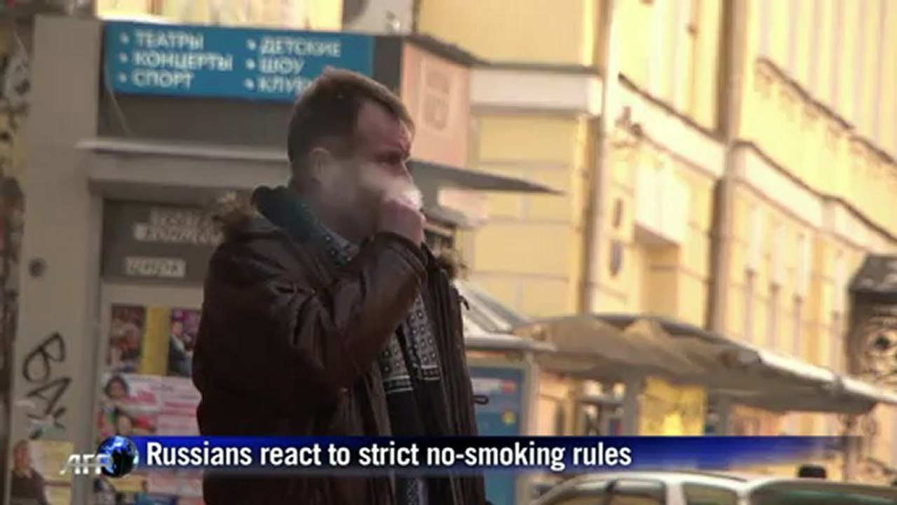 Russia parliament votes to ban smoking in public places