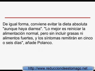 Dieta anti evacuaciones