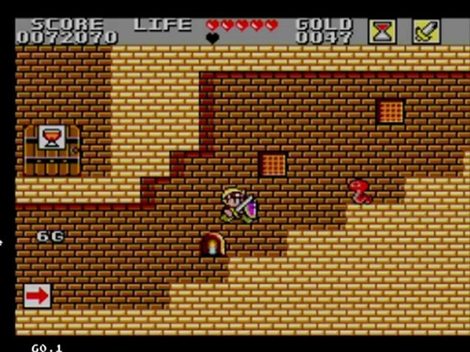 wonder boy 2 in monster land walktrough part 1