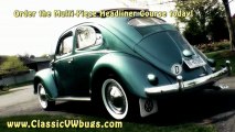 Classic VW Bugs How to Install Multi Piece Headliner Sample 1 Beetle Course