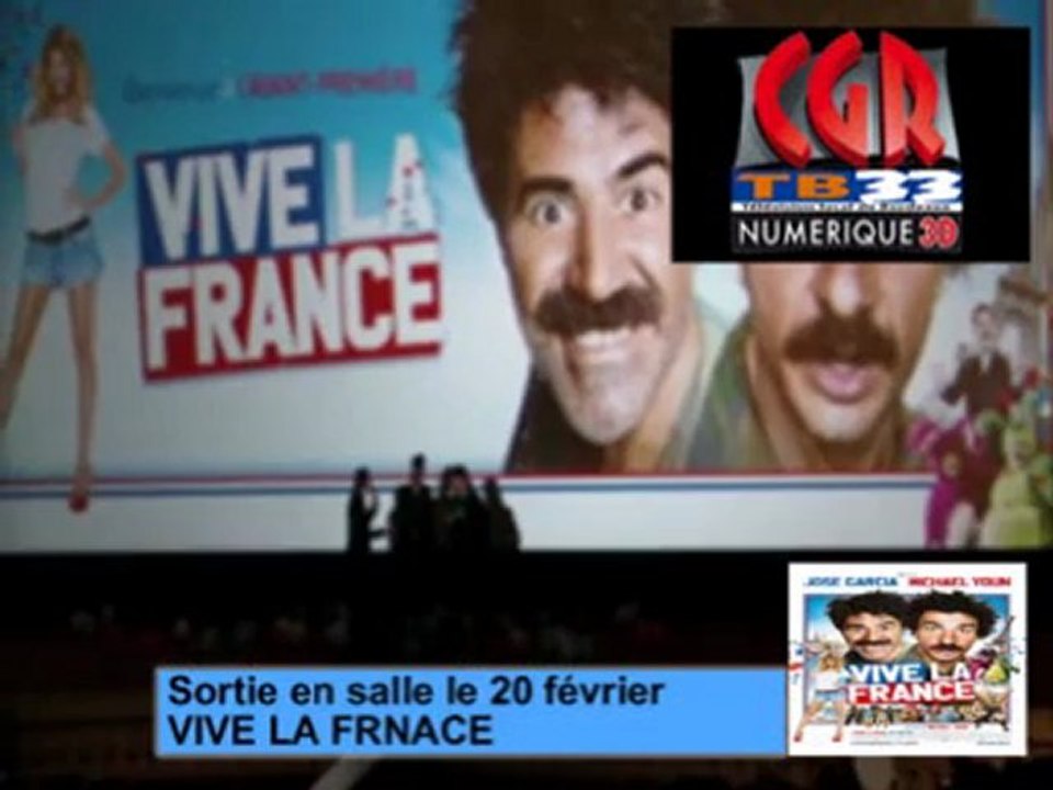 reportage de l'avant première du Film VIVE LA FRANCE  sortie en salle le 20 février