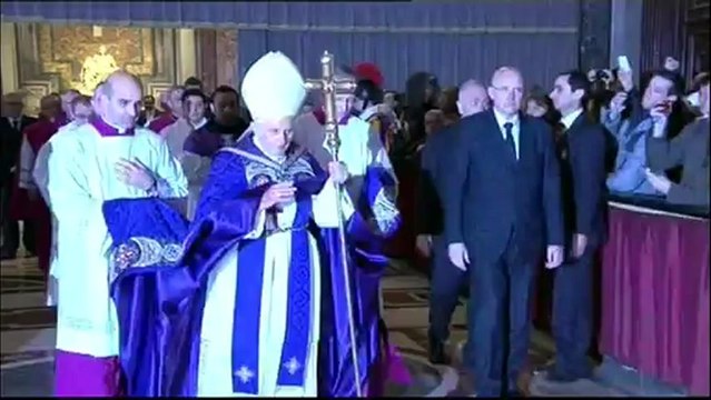 A última missa da 'Quarta-Feira de Cinzas'