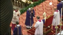 Ultima messa di Papa Benedetto XVI in San Pietro