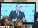 Berlusconi visita il Campidoglio. Alemanno: 