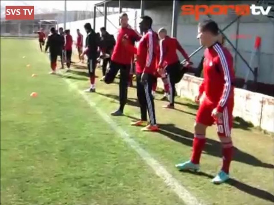 Sivasspor'umuz Kasımpaşa maçının hazırlıklarını sürdürdü