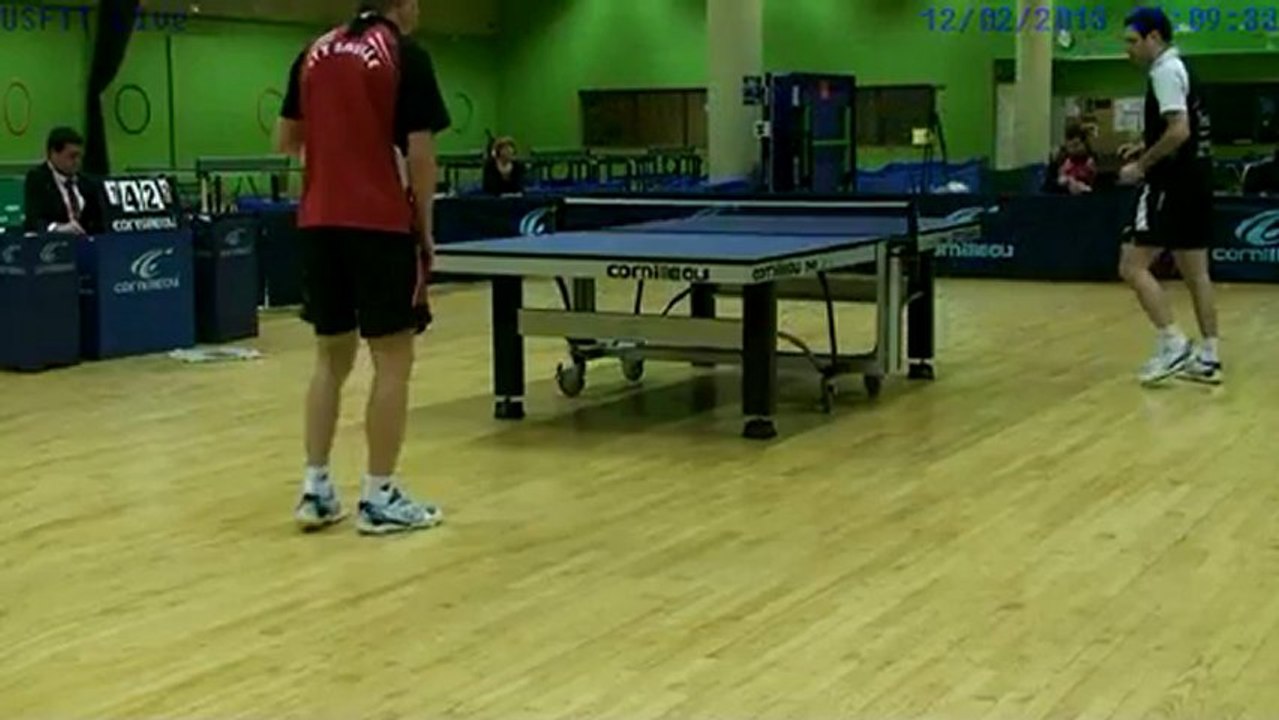 Tennis de table : Ben Ari VS Arvidsson