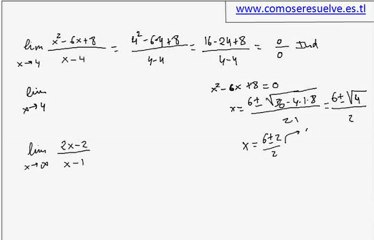 Limite cuando x tiende a infinito