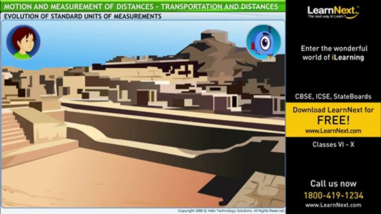 Class VI Motion And Measurement of Distances - Transportation and Distances v01