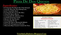 Pizza De Dos Quesos – Comida De Diabeticos