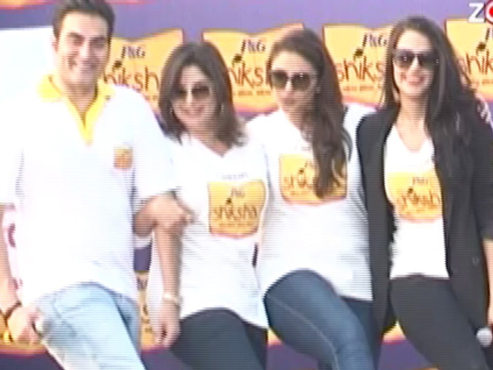 Arbaaz, Farah, Neha & Huma Qureshi at a charity event