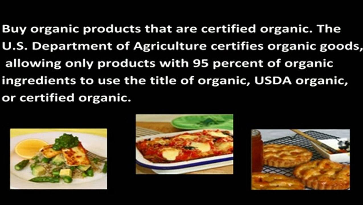 How to Purchase Organic Food & Other Products
