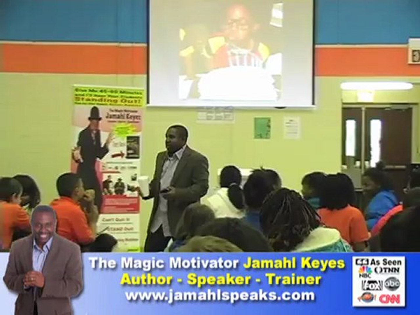 Jamahl Keyes Recognized School Assembly Speaker.