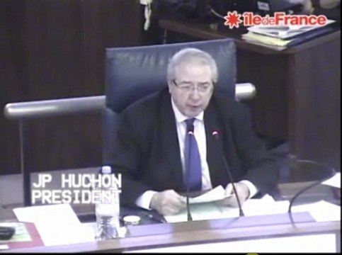 Région IDF - Grand Paris Express - Jean-Paul HUCHON répond aux questions orales des groupes PRG-MUP et UDI